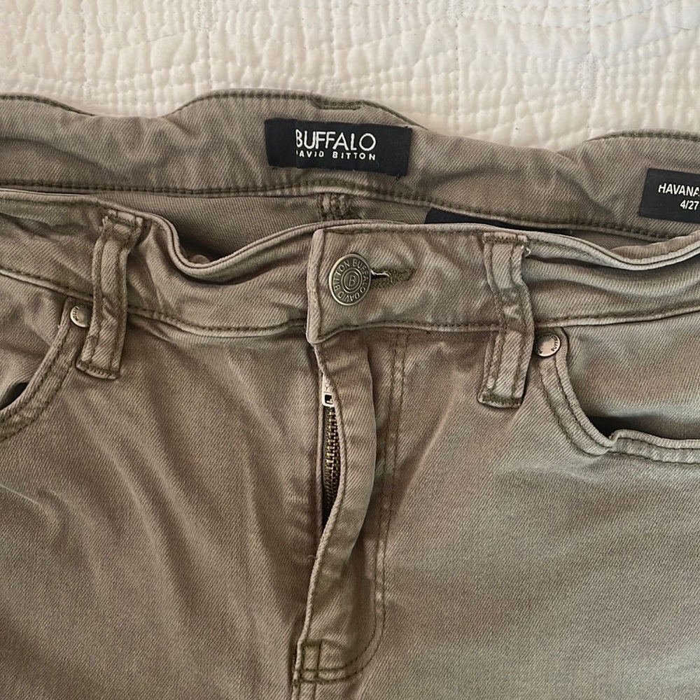 Buffalo Havana green jeans size 4/27